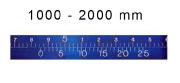 CIRCOMETRE EXTERIEUR BLET BLEU CIRCONFERENCE 1000 - 2000 MM AVEC CERTIFICAT ETALONNAGE  <br > ref : CIR64-DB053-CR
