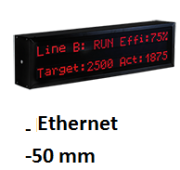  Afficheur alphanumerique grand format ethernet <br> BLET <br>Ref : AFG28-B11F1-00