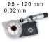Micromètre Extérieur Analogique à Plateaux STEINMEYER : 95-120 mm, LECTURE : 0,02 mm <br > ref : MIC07-C1035C05