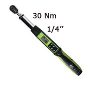 DIGITAL TORQUE ANGLE WRENCH WITH COMMUNICATION 30 Nm READING 0,01 Nm SIZE 1/4 BLET<br>Ref : CLET5-CDB03014