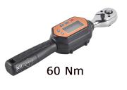 COMPACT DIGITAL TORQUE WRENCH 1,8-60 Nm READING 0,01 Nm SIZE 3/8 BLET<br>Ref : CLET5-CDM06038
