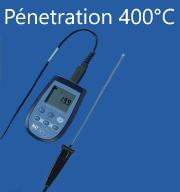 THERMOMETRE BLET MIT SONDE PENETRATION -50 bis 400 °C<br/>ref:SOND3-PT111PED