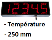  Large format display with temperature input <br> BLET <br> Ref : AFG28-A02J1-00