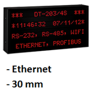  Alphanumeric display ethernet <br> BLET <br> Ref : AFG28-B11E1-00