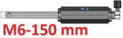 Standard dial gaug holder M6, 150 mm <br> BLET <br> Ref : ACCH2-S1150-00