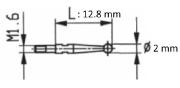 CONTACT POINT FOR DIAL TEST INDICATORS BLET 5.2281 <br \> ref : TOU05-B12820H