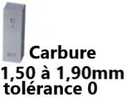 GAUGE BLOCK IN CARBIDE BLET<br>ref:CALXX-0C001PX0