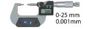 OUTSIDE MICROMETER WITH STEPPED MEASURING FACES BLET <br> ref : MICXX-DC001M05