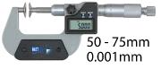 DISC MICROMETER WITH NON ROTATING SPINDLE BLET <br> ref : MICXX-D1007M20