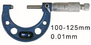 OUTSIDE MICROMETER WITH STANDARD MEASURING FACES BLET <br> ref : MICXX-A0023C00