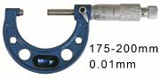 OUTSIDE MICROMETER WITH STANDARD MEASURING FACES BLET <br> ref : MICXX-A0041C00