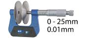 DISC MICROMETER WITH NON ROTATING SPINDLE BLET <br> ref : MICXX-A1001C60