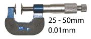 DISC MICROMETER WITH NON ROTATING SPINDLE BLET <br> ref : MICXX-A1005C20