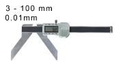 DIGITAL CALIPER FOR MEASURING OF OUTSIDE ARC AND RADIUS <br> ref: PCDXX-S010S00