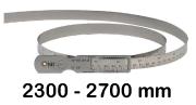 OUTSIDE CIRCUMFERENCE AND DIAMETER MEASURING TAPE BLET 2300-2700 MM ACIER<BR>REF: CIRXX-CA062N-00