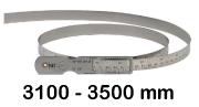 OUTSIDE CIRCUMFERENCE AND DIAMETER MEASURING TAPE BLET 3100-3500 MM INOX<BR>REF: CIRXX-DI064N-00
