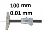 Digital depth caliper with round depth bar <br> BLET <br> ref : DEPXX-DL10P2-00