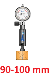 Plug gauge Through bores 2  points <br> BLET <br> Ref : TMAH2-D12O-00