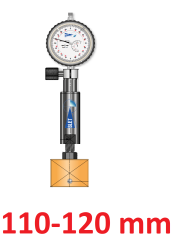 Plug gauge Through bores 2  points <br> BLET <br> Ref : TMAH2-D14O-00