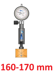 Plug gauge Through bores 2  points <br> BLET <br> Ref : TMAH2-D19O-00