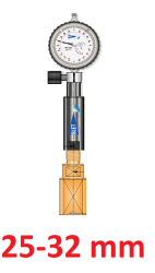 Plug gauge Blind bores-deep 2  points <br> BLET <br> Ref : TMAH2-T05O-00