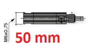 Depth extension M6, 50 mm <br> BLET <br> Ref : RALH2-1050-00