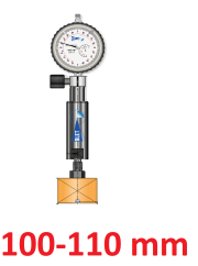 Plug gauge Blind bores-deep 2  points <br> BLET <br> Ref : TMAH2-T13O-00