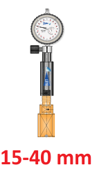 Plug gauge Blind bores-deep 2  points <br> BLET <br> Ref : TMAH2-T228O-00
