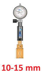 Plug gauge Blind bores-deep 2  points <br> BLET <br> Ref : TMAH2-T234O-00