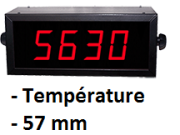  Large format display with temperature input <br> BLET <br> Ref : AFG28-A02G1-00