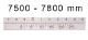 CIRCOMETER OUTSIDE BLET WHITE DIAMETER 7500-7800 MM WITH CALIBRATION CERTIFICATE <br > ref : CIR64-ET033-CR