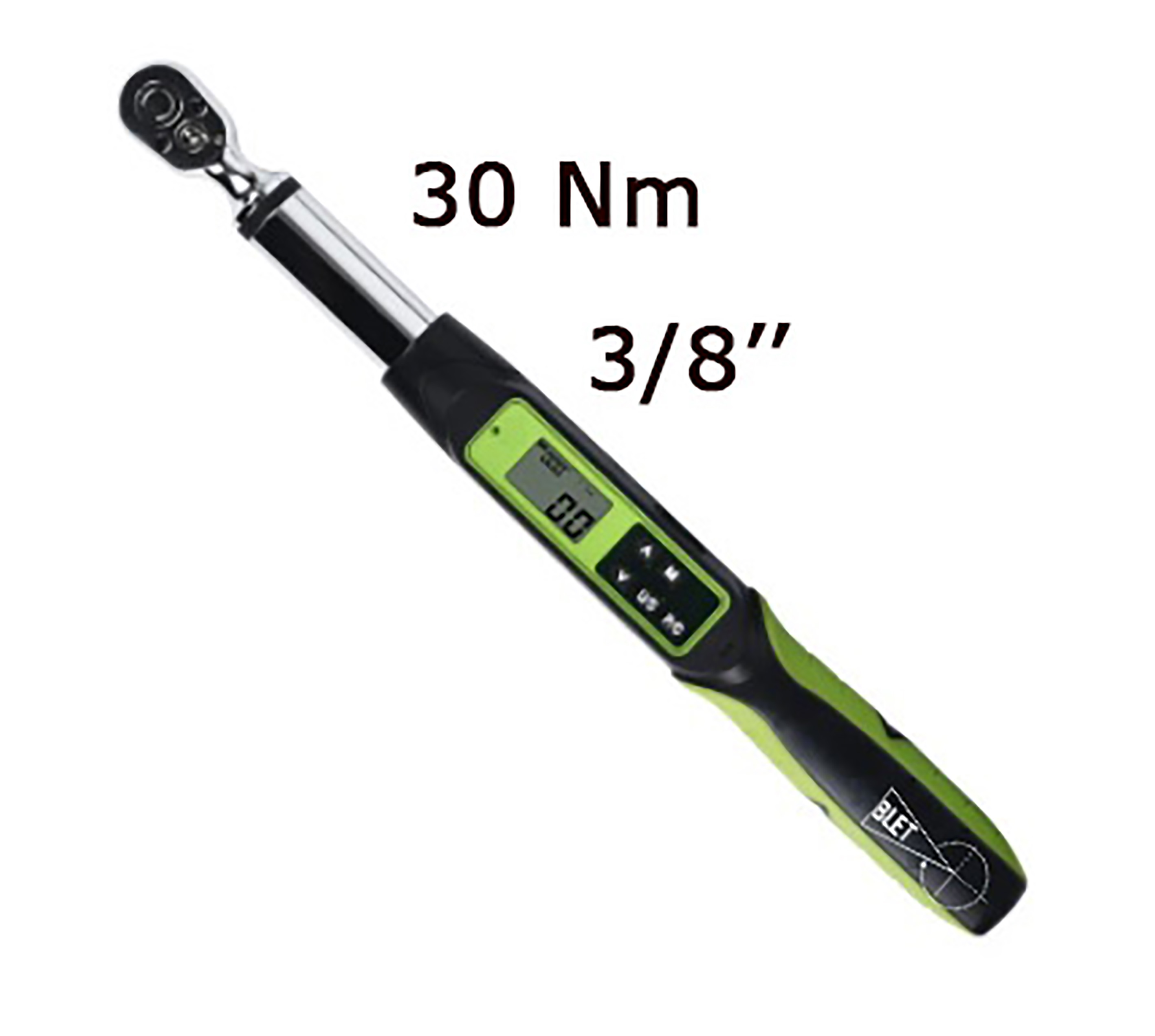 DIGITAL TORQUE ANGLE WRENCH 30 Nm READING 0,01 Nm SIZE 3/8" BLET<br>Ref : CLET5-CDA03038