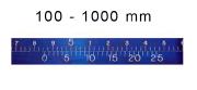 CIRCOMETRE EXTERIEUR BLET BLEU CIRCONFERENCE 100-1000 MM AVEC CERTIFICAT ETALONNAGE  <br > ref : CIR64-DB056-CR