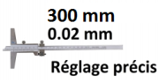 Jauge de profondeur analogique avec réglage précis<br> BLET <br> ref : DEPXX-AG30M4-00