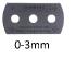 ACCESSORIES 100 SPARE BLADES FOR SAMPLE CUTTER 3mm <br \> ref : ACC11-03DEC11