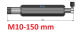 Standard dial gaug holder M10, 150 mm <br> BLET <br> Ref : ACCH2-S2150-00