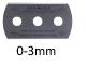 ACCESSORIES 100 SPARE BLADES FOR SAMPLE CUTTER 3mm <br \> ref : ACC11-03DEC11