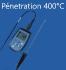 THERMOMETRE BLET AVEC SONDE DE PENETRATION -50 à +400°C<br/>ref:SOND3-PT111PED