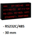 Alphanumeric display serial control <br> BLET <br> Ref : AFG28-B10E1-00