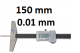 Digital depth caliper with round depth bar <br> BLET <br> ref : DEPXX-DL15P2-00