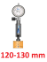 Plug gauge Through bores 2  points <br> BLET <br> Ref : TMAH2-D15O-00