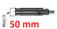 Rallonge de profondeur pour tampon de msure d'alésage M6, 50 mm <br> BLET <br> Ref : RALH2-1050-00