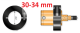 Bague de butée de profondeur 30-34 mm<br> BLET <br> Ref : ACCH2-R12-00