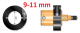 Ring tiefenanschläge 9-11 mm <br> BLET <br> Ref : ACCH2-R03-00