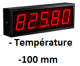 Afficheur grand format avec entrée température <br> BLET <br> Ref : AFG28-A02H1-00