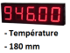  Large format display with temperature input <br> BLET <br> Ref : AFG28-A02I1-00